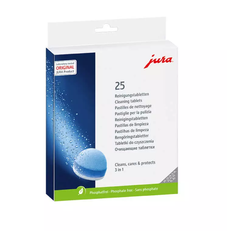 Jura 25 Pastilles de nettoyages 3
